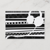 Kopfhörer - mollig visitenkarte (Rückseite)