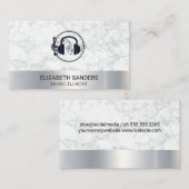 Kopfhörer | Podcast-Host Visitenkarte (Vorne/Hinten)