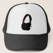Kopfhörer-Pop Art Kopfhörer Truckerkappe (Vorderseite)
