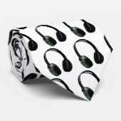 Kopfhörer Pop Art Krawatte (Gerollt)