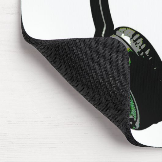 Kopfhörer Pop Art Mousepad (Ecke)