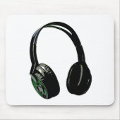 Kopfhörer Pop Art Mousepad (Vorne)