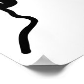 Kopfhörer Poster (Ecke)