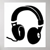 Kopfhörer Poster (Vorne)