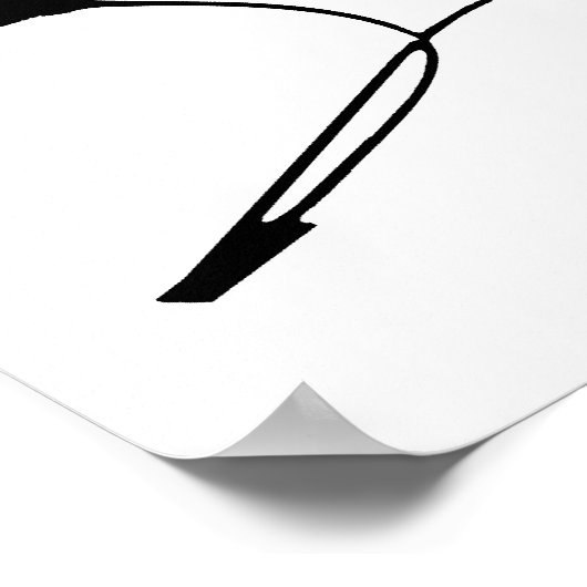 Kopfhörer Poster (Ecke)