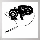 Kopfhörer Poster (Vorne)