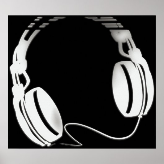 Kopfhörer Poster (Vorne)