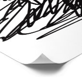 Kopfhörer Poster (Ecke)