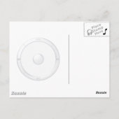 Kopfhörer Postkarten (Rückseite)