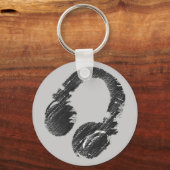 Kopfhörer Schlüsselanhänger (Vorderseite)