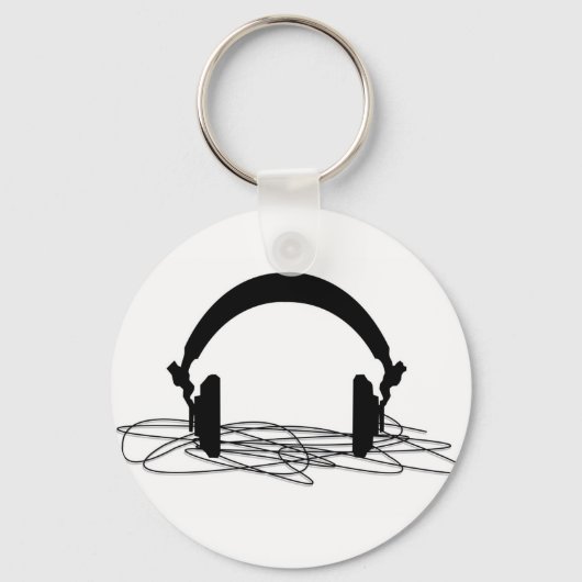Kopfhörer Schlüsselanhänger (Vorderseite)