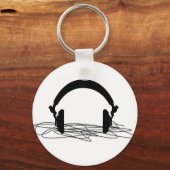 Kopfhörer Schlüsselanhänger (Vorderseite)