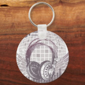 Kopfhörer Schlüsselanhänger (Vorderseite)