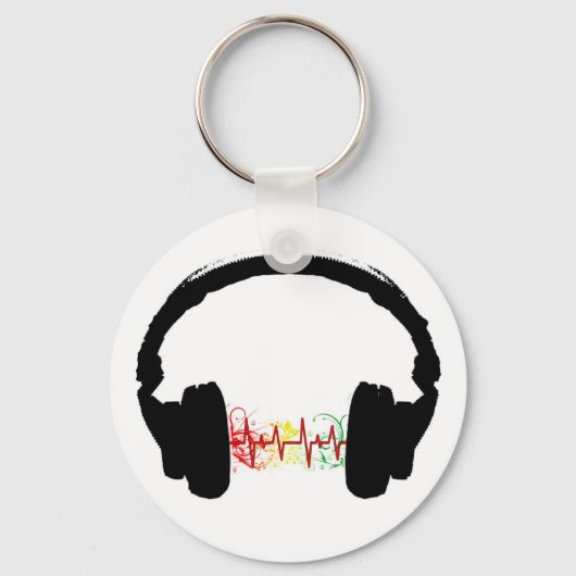 Kopfhörer Schlüsselanhänger (Vorderseite)