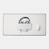 Kopfhörer Schreibtischunterlage (Tastatur & Maus)