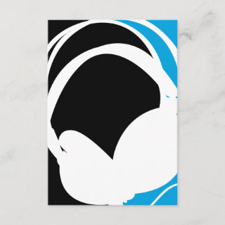 Kopfhörer-Silhouette RSVP-Karte RSVP Karte