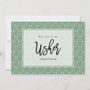 Kopfhörer sind Sie sind meine Pförtnerantragkarte Dankeskarte