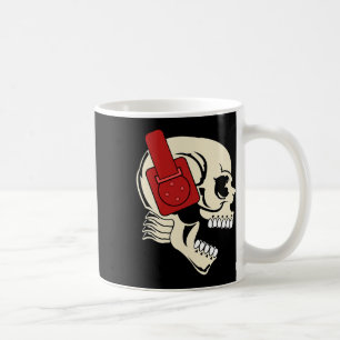 Kopfhörer Skull Dj Halloween Creepy Edm Geschenk Kaffeetasse