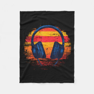 Kopfhörer Sonnenuntergang Entspannende Musik Kopfh Fleecedecke