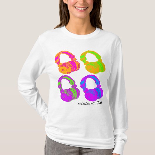 Kopfhörer T-Shirt (Vorderseite)