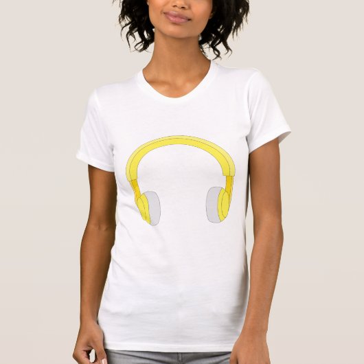 Kopfhörer T-Shirt (Vorderseite)