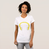 Kopfhörer T-Shirt (Vorne ganz)