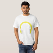 Kopfhörer T-Shirt (Vorne ganz)