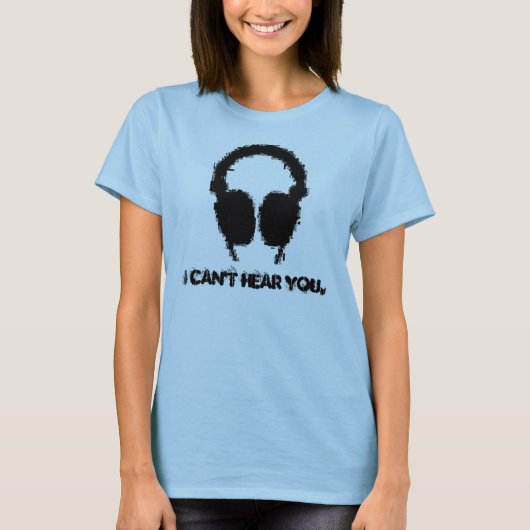 Kopfhörer T-Shirt (Vorderseite)
