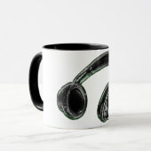 Kopfhörer Tasse (Vorderseite Links)