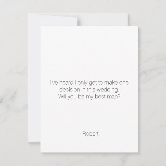 Kopfhörer| Trauzeuge Einladung (Rückseite)