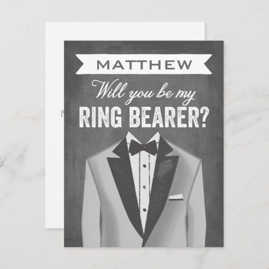 Kopfhörer| Trauzeuge Einladung (Vorne/Hinten)