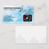 Kopfhörer-Turntable | Vinyl Visitenkarte (Vorne/Hinten)