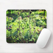 Kopfhörer und Blume Mousepad (Mit Mouse)