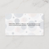 Kopfhörer und Soundwave-Logo Visitenkarte (Rückseite)