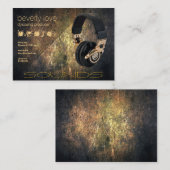 Kopfhörer und Visitenkarte (Vorne/Hinten)