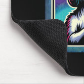 Kopfhörer Videospiel Ziege Gaming Mousepad (Ecke)