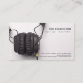 Kopfhörer Visitenkarte (Rückseite)