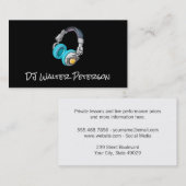 Kopfhörer Visitenkarte (Vorne/Hinten)