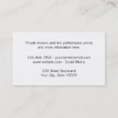 Kopfhörer Visitenkarte (Rückseite)