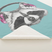 Kopfhörer-Waschbär Sherpadecke (3/4)