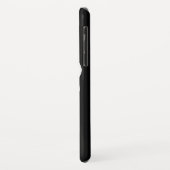 Kopfhörergehäuse mit schwarzem DJ-Namen Case-Mate iPhone Hülle (Hinten/Links)