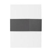 Kopfhörerherz + Arrow-Bauchband Einladungsbanderole (Rückseitenbeispiel)