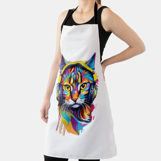 Kopfhörerkatze Schürze (InSitu)