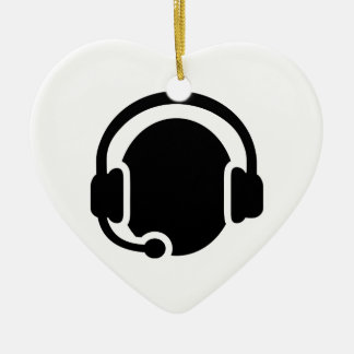 Kopfhörerkopfhörer Keramikornament