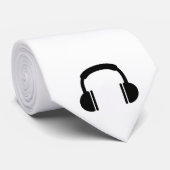 Kopfhörermusik DJ Krawatte (Gerollt)