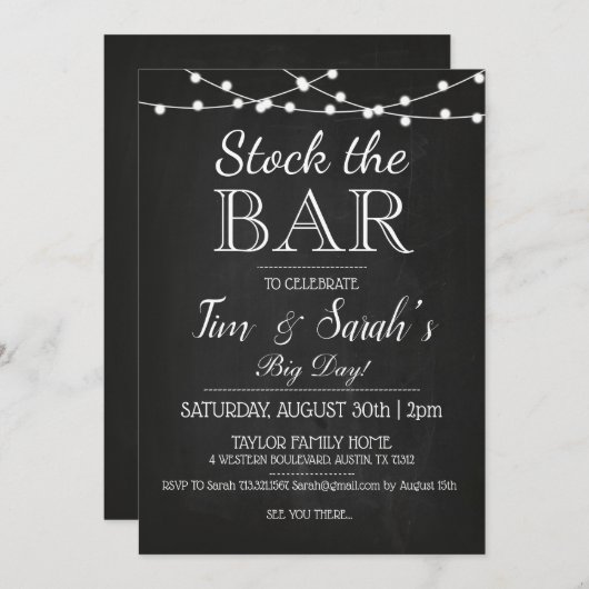 Kopfkarton: Bar-Vertragspartei Einladung (Vorne/Hinten)