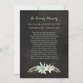 Kopfkarton und kundenspezifisches Foto| Lebensfeie Einladung (Rückseite)