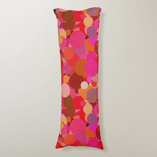 Kopfkissen aus rotem Dot Seitenschläferkissen (Vorderseite Vertikal)