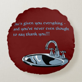 Kopfkissen beschuldigt Leute, nicht zu schätzen Se Rundes Kissen