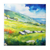 Kopfkissen Fliese (Vorderseite)